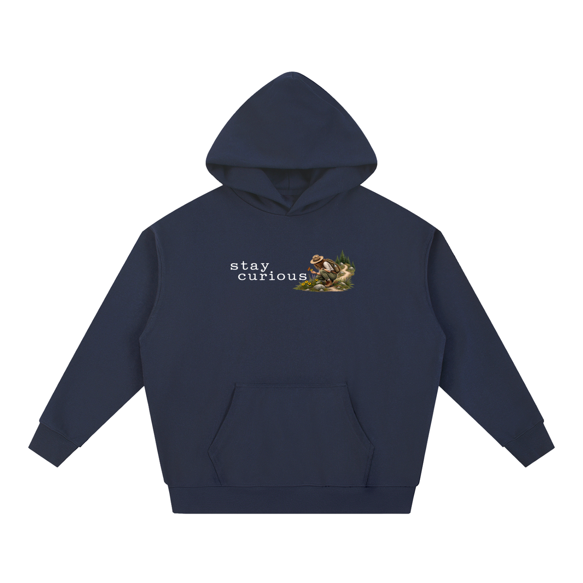 Stay Curious — Essential Heavyweight Hoodie