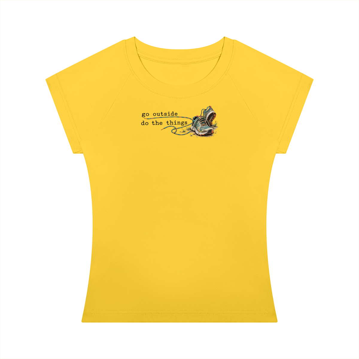 Go Outside. Do the Things. — Women’s Slim-Fit T-Shirt