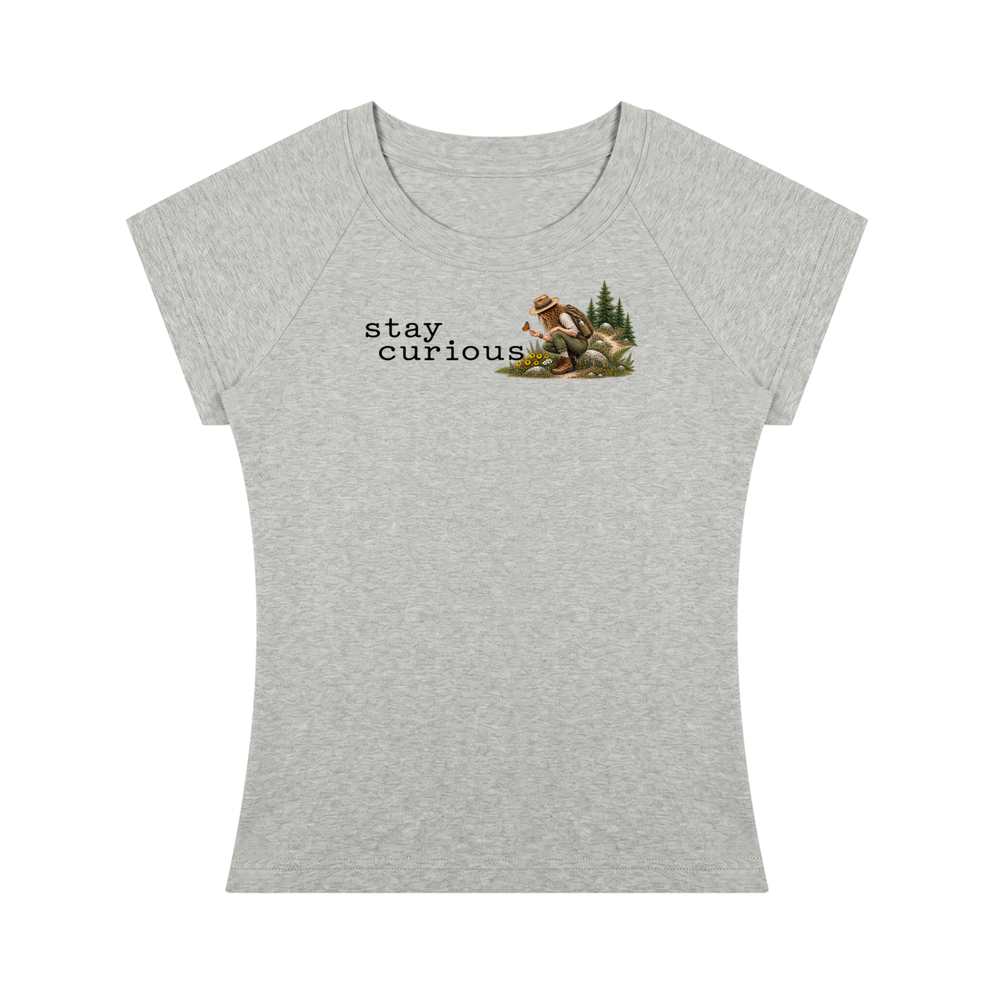Stay Curious — Women’s Slim-Fit T-Shirt