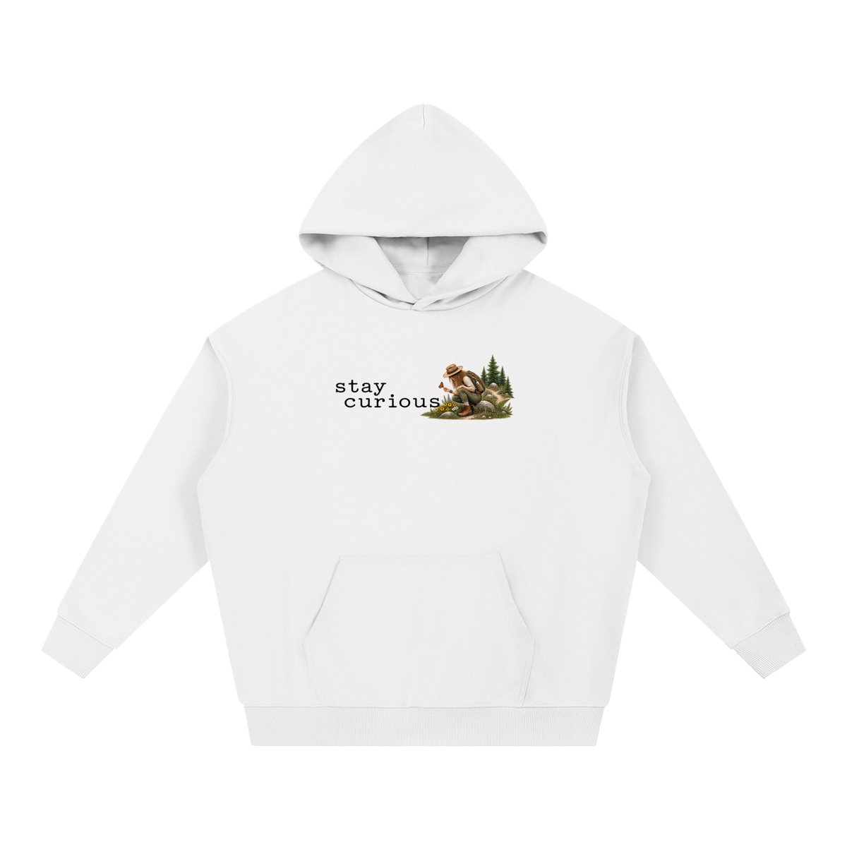 Stay Curious — Essential Heavyweight Hoodie