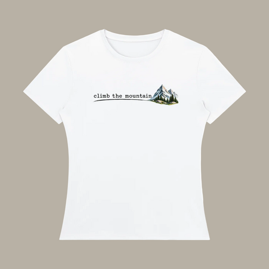 Climb the Mountain — Women’s Regular-Fit T-Shirt