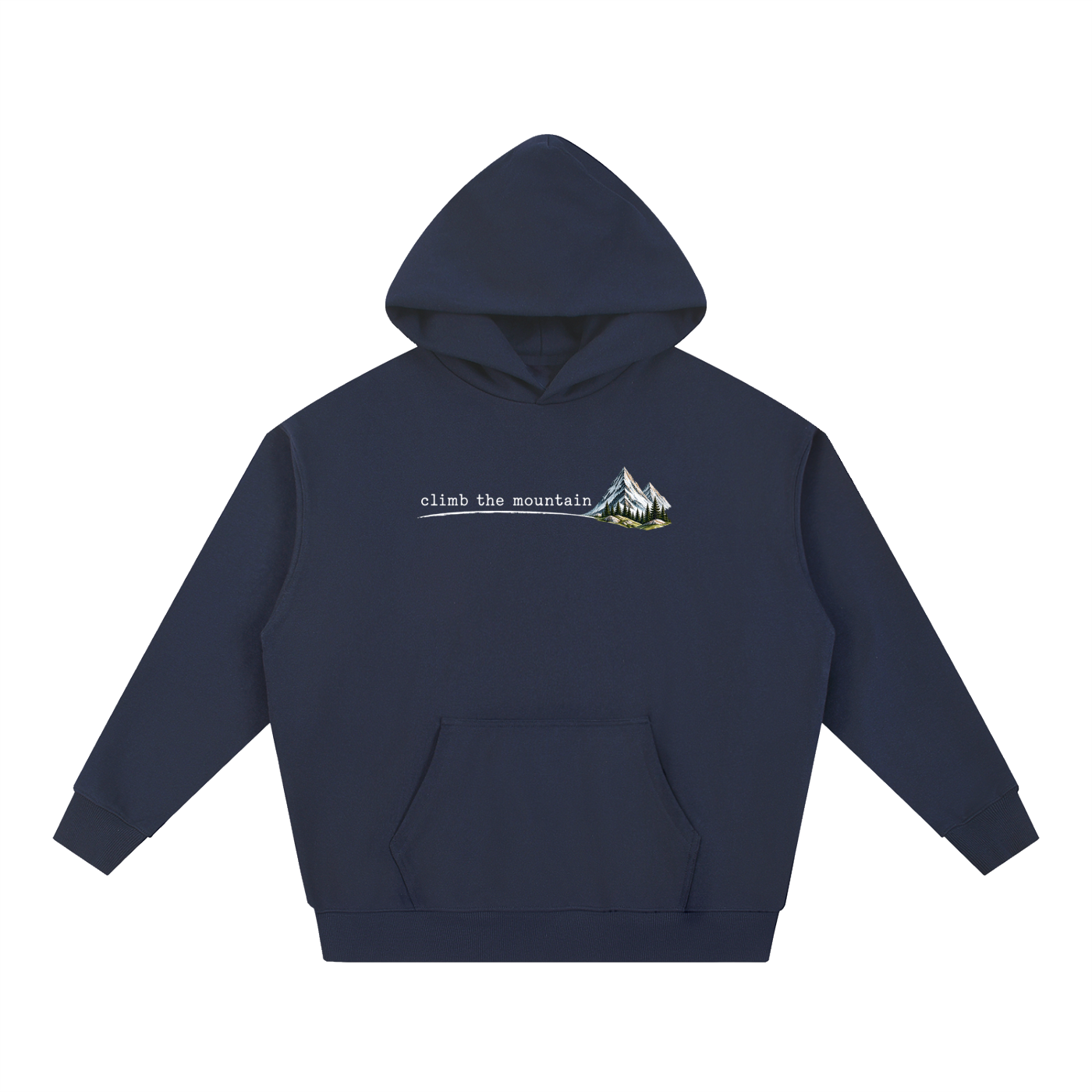 Climb the Mountain — Essential Heavyweight Hoodie