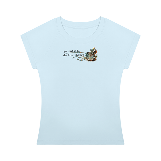 Go Outside. Do the Things. — Women’s Slim-Fit T-Shirt