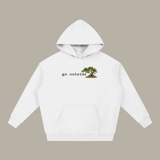 Go Outside —  Essential Heavyweight Hoodie