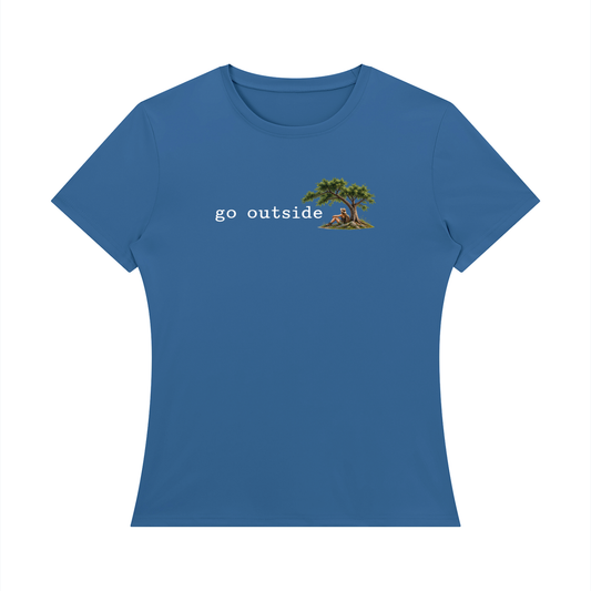 Go Outside — Women’s Regular-Fit T-Shirt