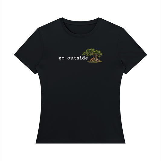 Go Outside — Women’s Regular-Fit T-Shirt