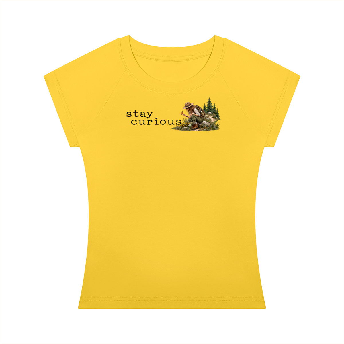 Stay Curious — Women’s Slim-Fit T-Shirt