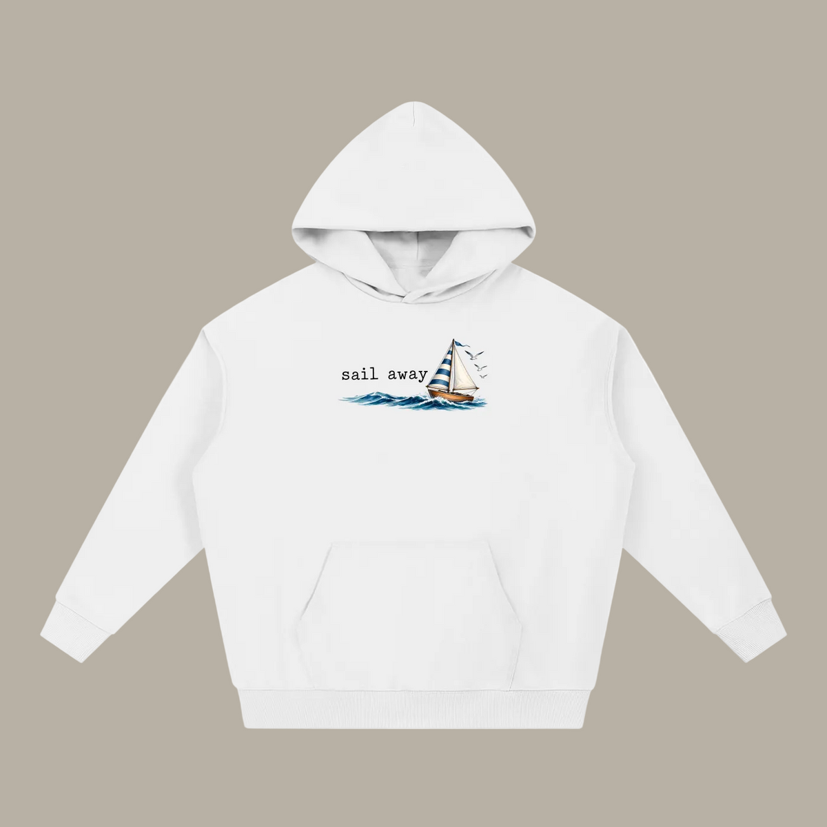 Sail Away — Essential Heavyweight Hoodie