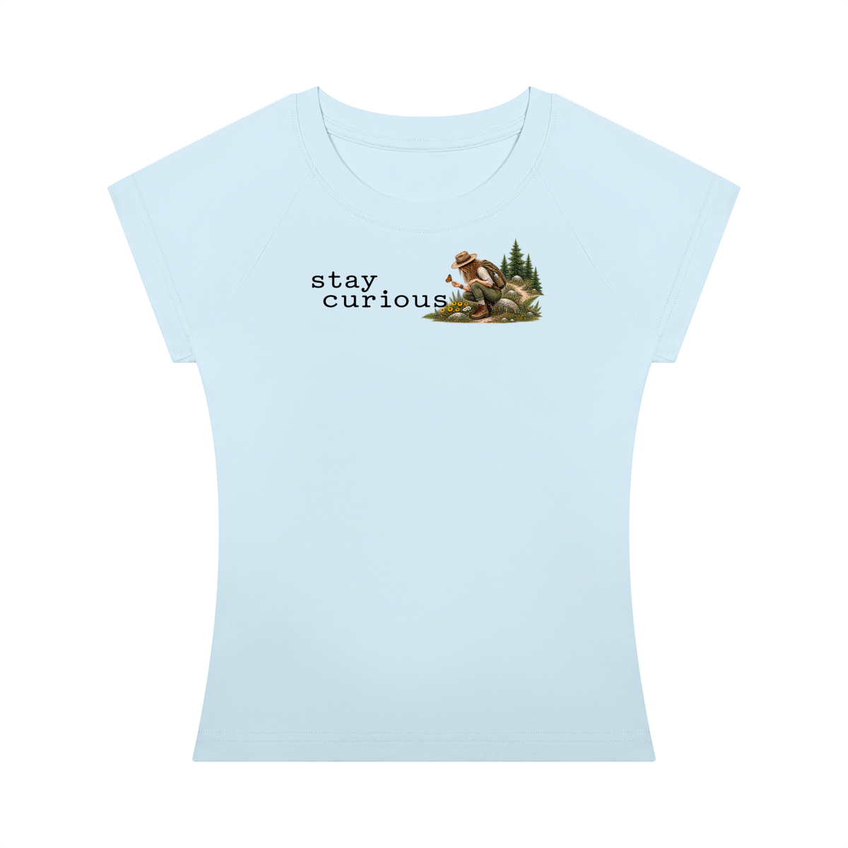 Stay Curious — Women’s Slim-Fit T-Shirt