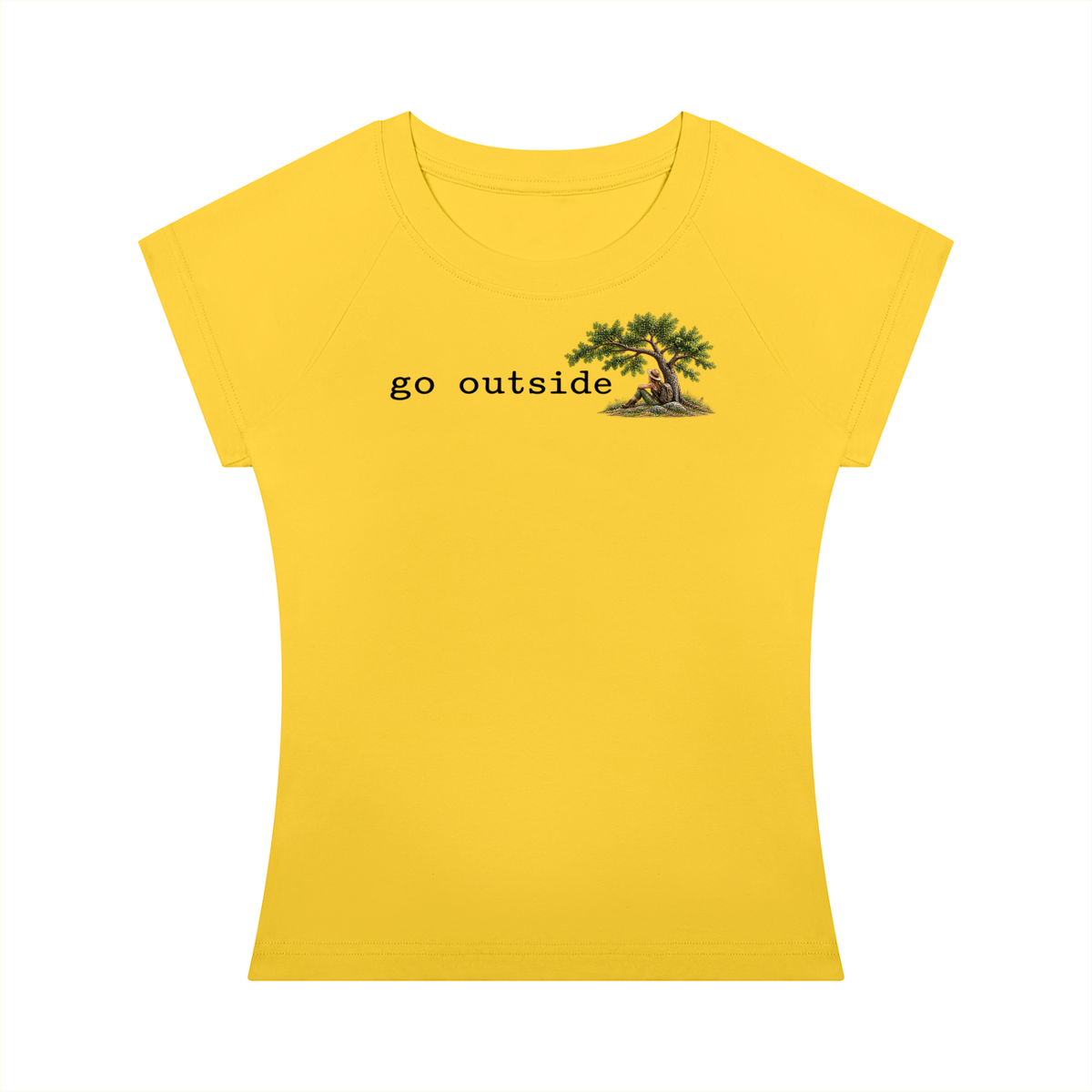 Go Outside — Women’s Slim-Fit T-Shirt