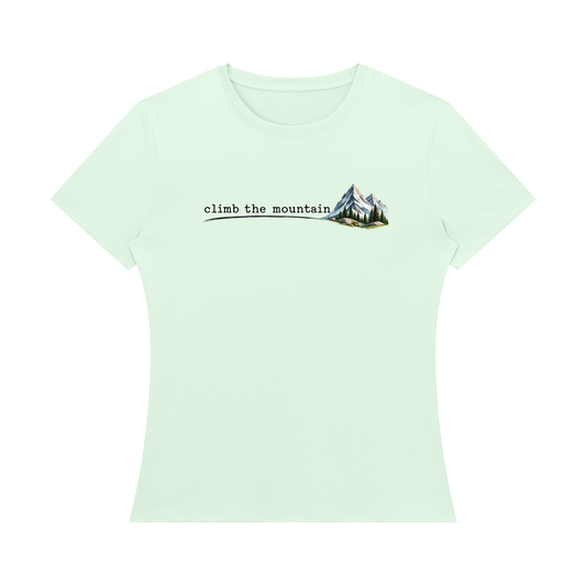 Climb the Mountain — Women’s Regular-Fit T-Shirt