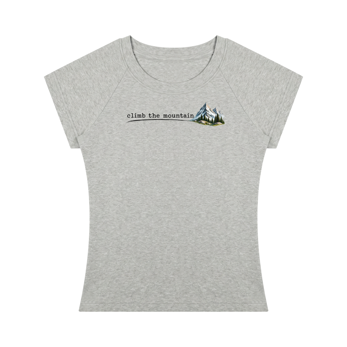 Climb the Mountain — Women’s Slim-Fit T-Shirt