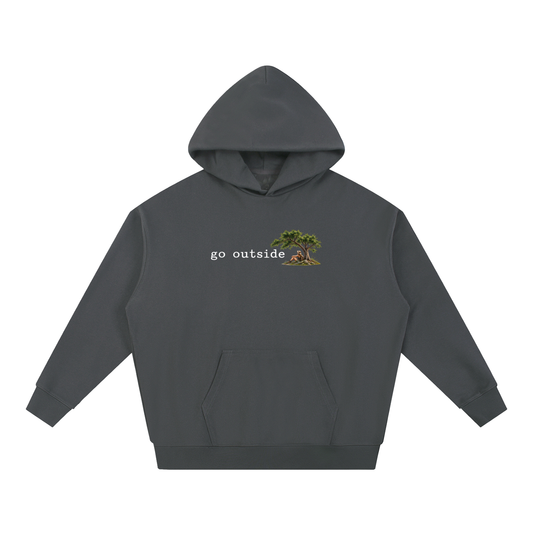 Go Outside —  Essential Heavyweight Hoodie