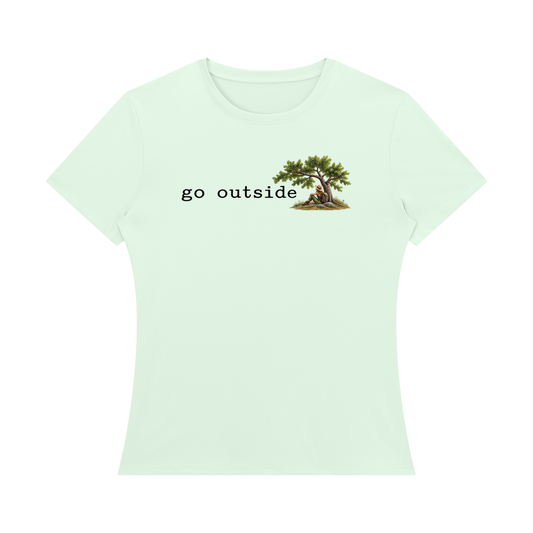 Go Outside — Women’s Regular-Fit T-Shirt