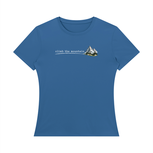 Climb the Mountain — Women’s Regular-Fit T-Shirt
