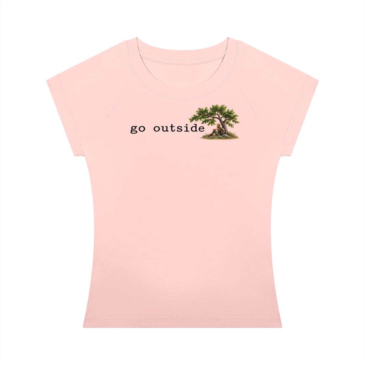 Go Outside — Women’s Slim-Fit T-Shirt