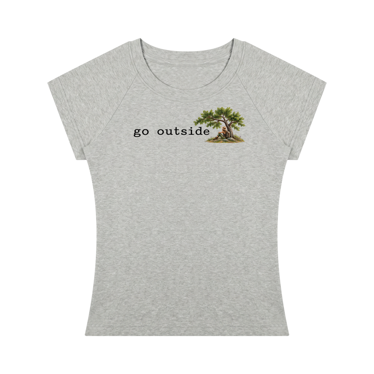 Go Outside — Women’s Slim-Fit T-Shirt