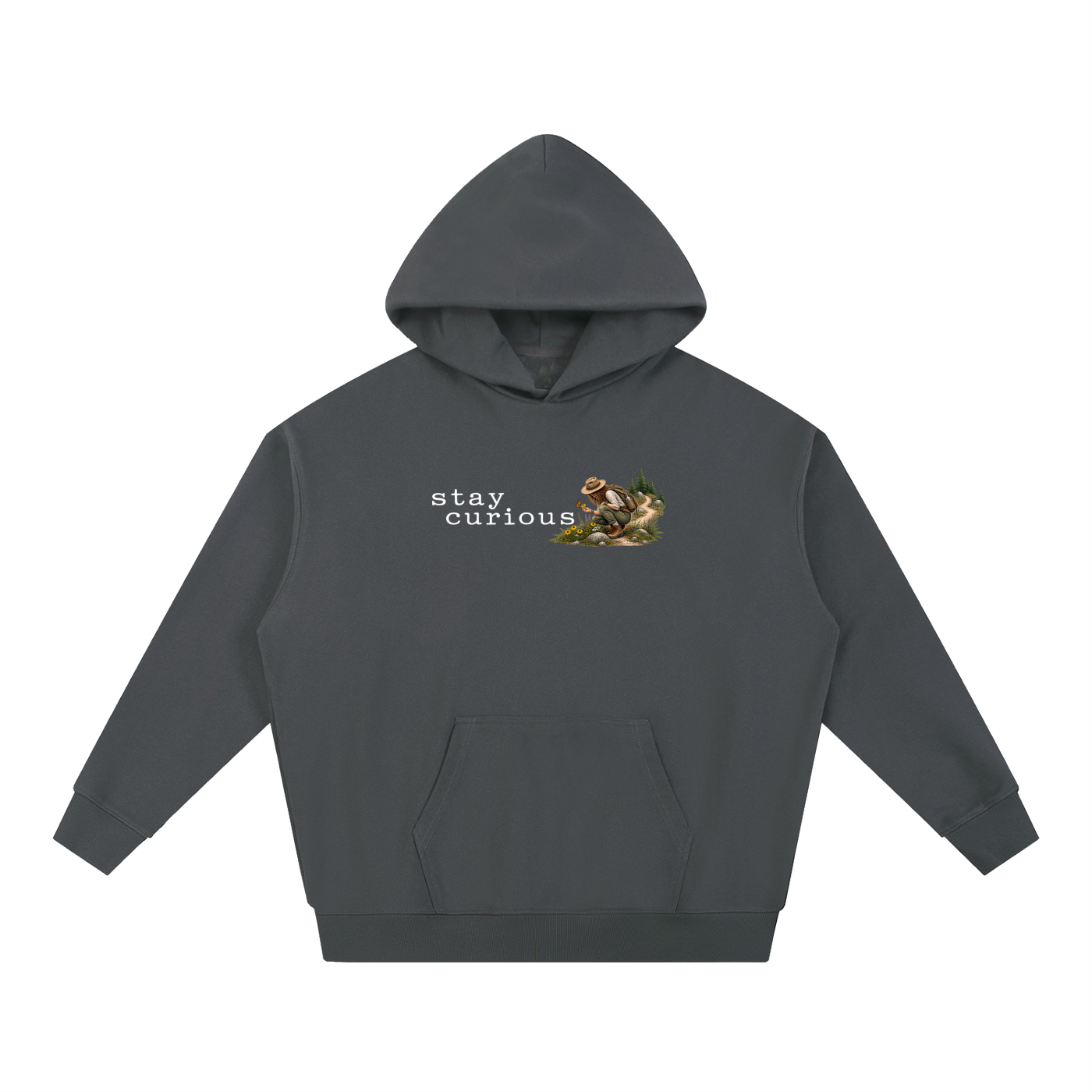 Stay Curious — Essential Heavyweight Hoodie