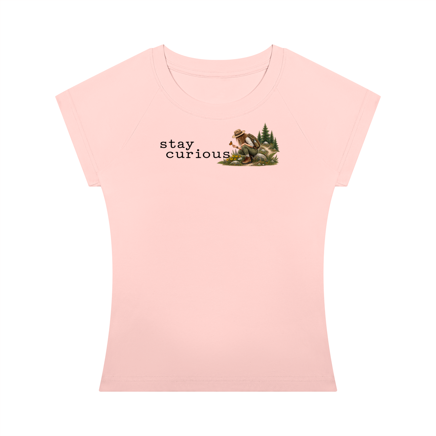 Stay Curious — Women’s Slim-Fit T-Shirt
