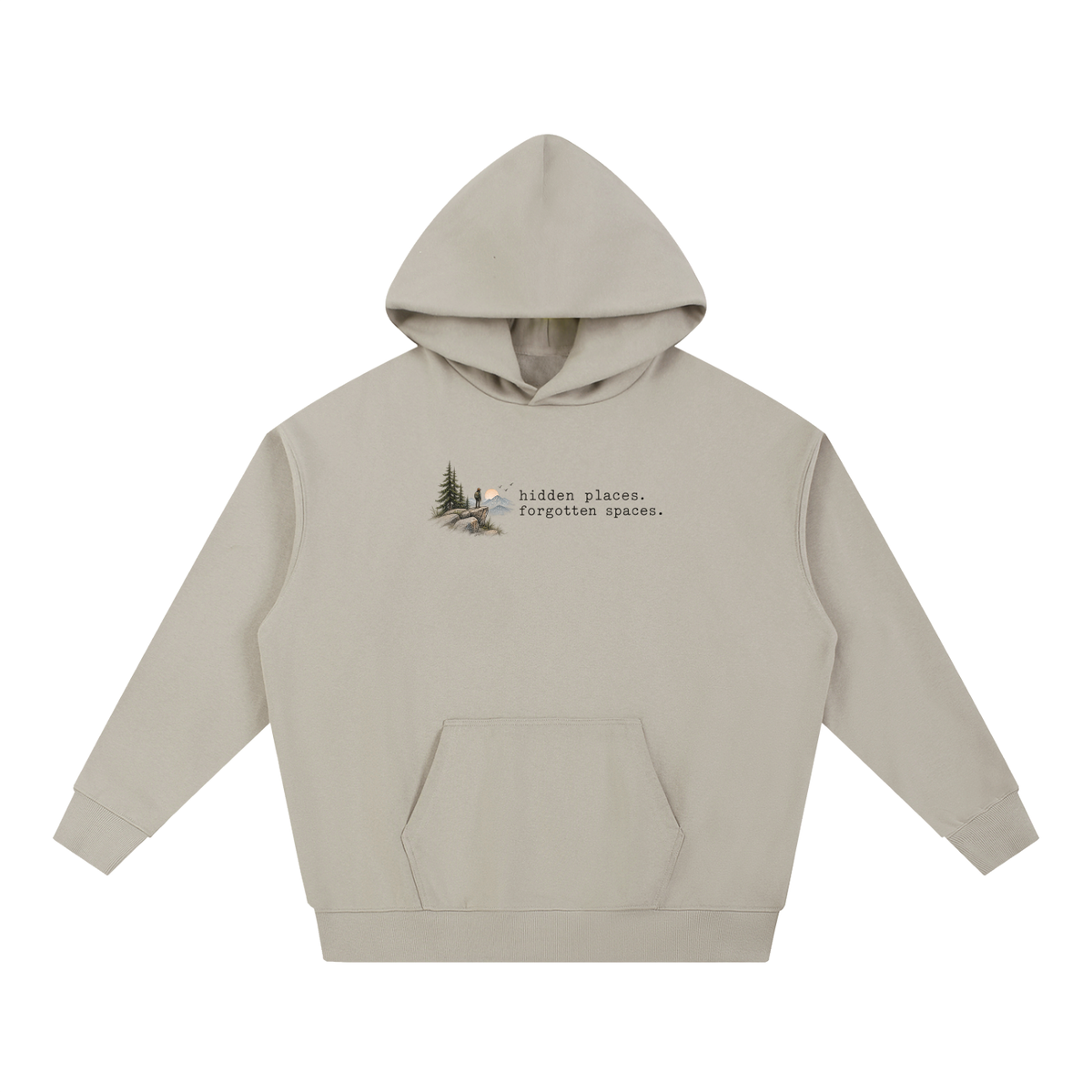 Hidden Places — Essential Heavyweight Hoodie