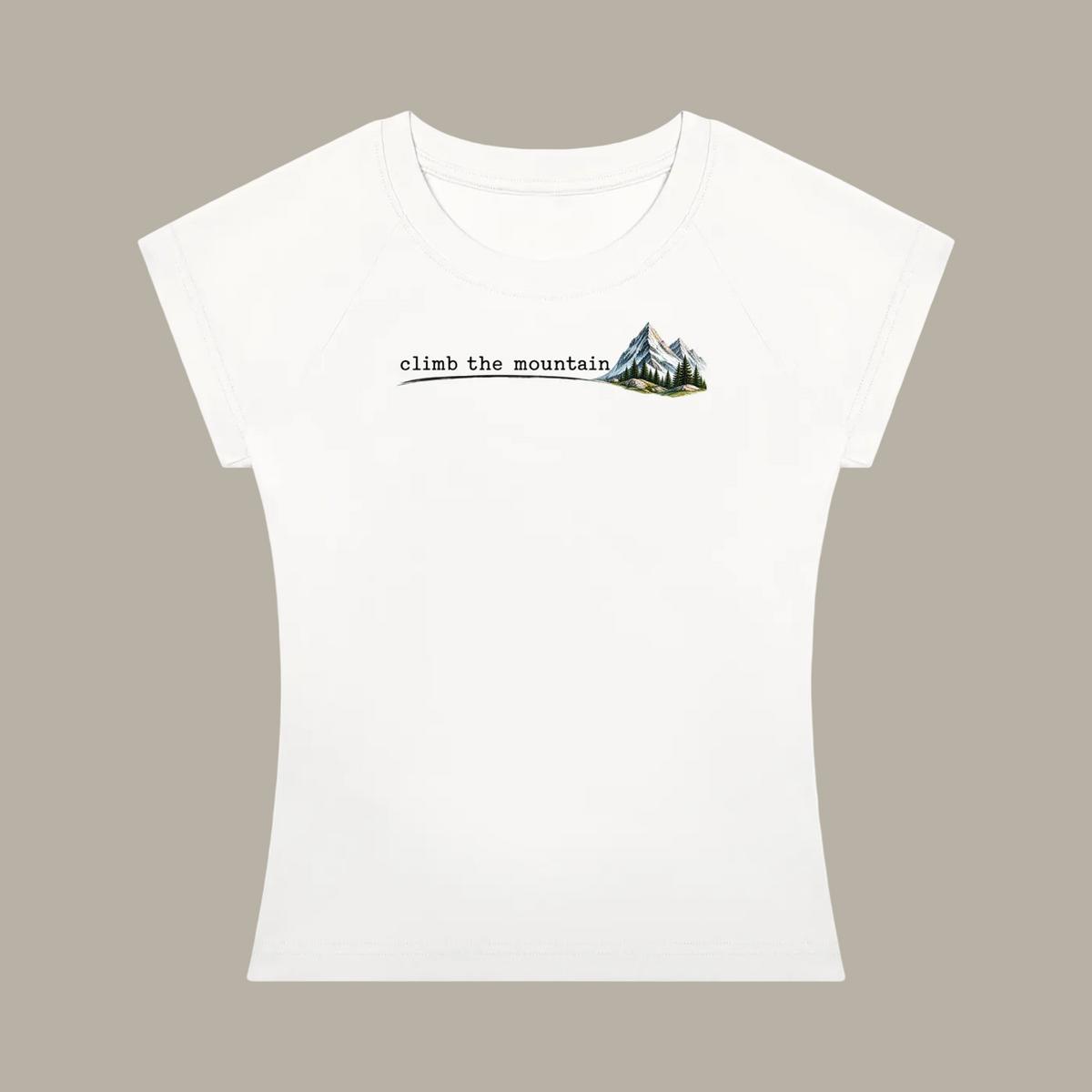 Climb the Mountain — Women’s Slim-Fit T-Shirt