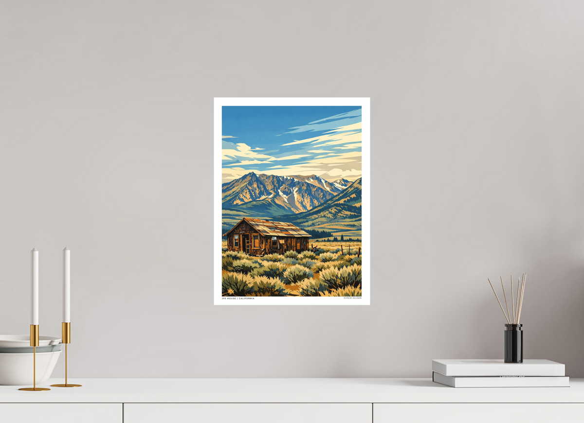 12 x 16″, Hidden Places | Matte Fine Art | Ultra Smooth | Unframed 395 House