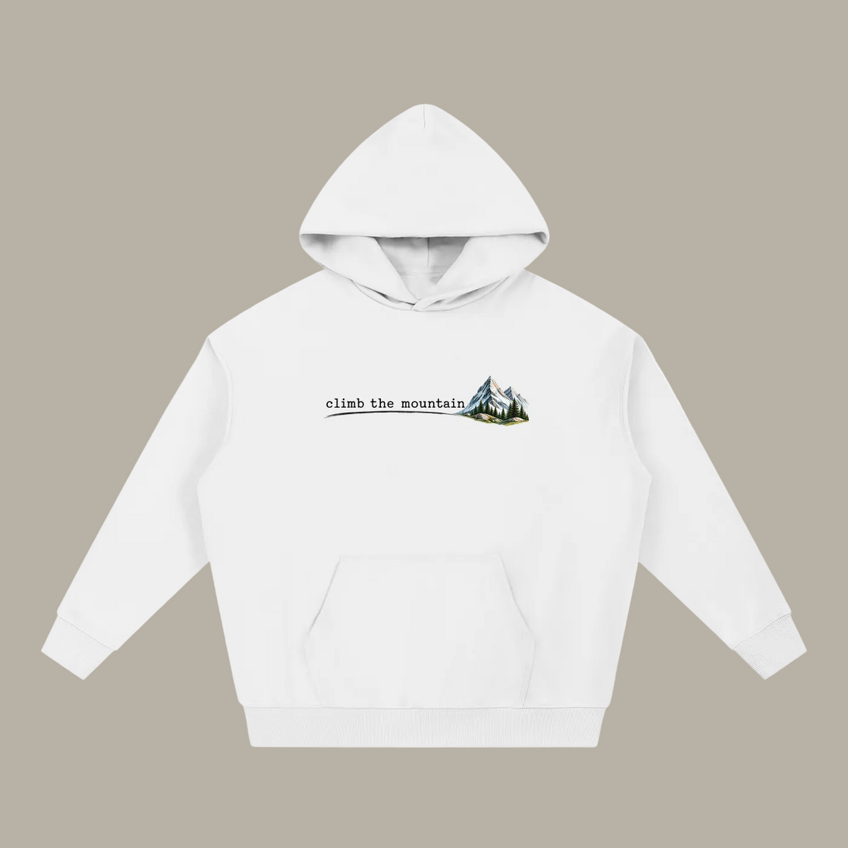 Climb the Mountain — Unisex Essential Heavyweight Hoodie