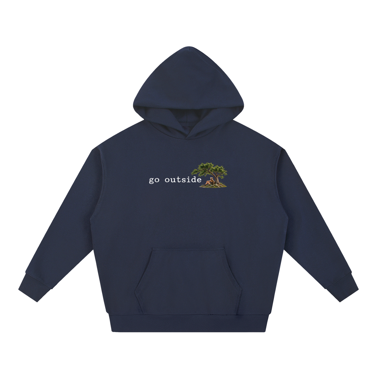 Go Outside —  Essential Heavyweight Hoodie