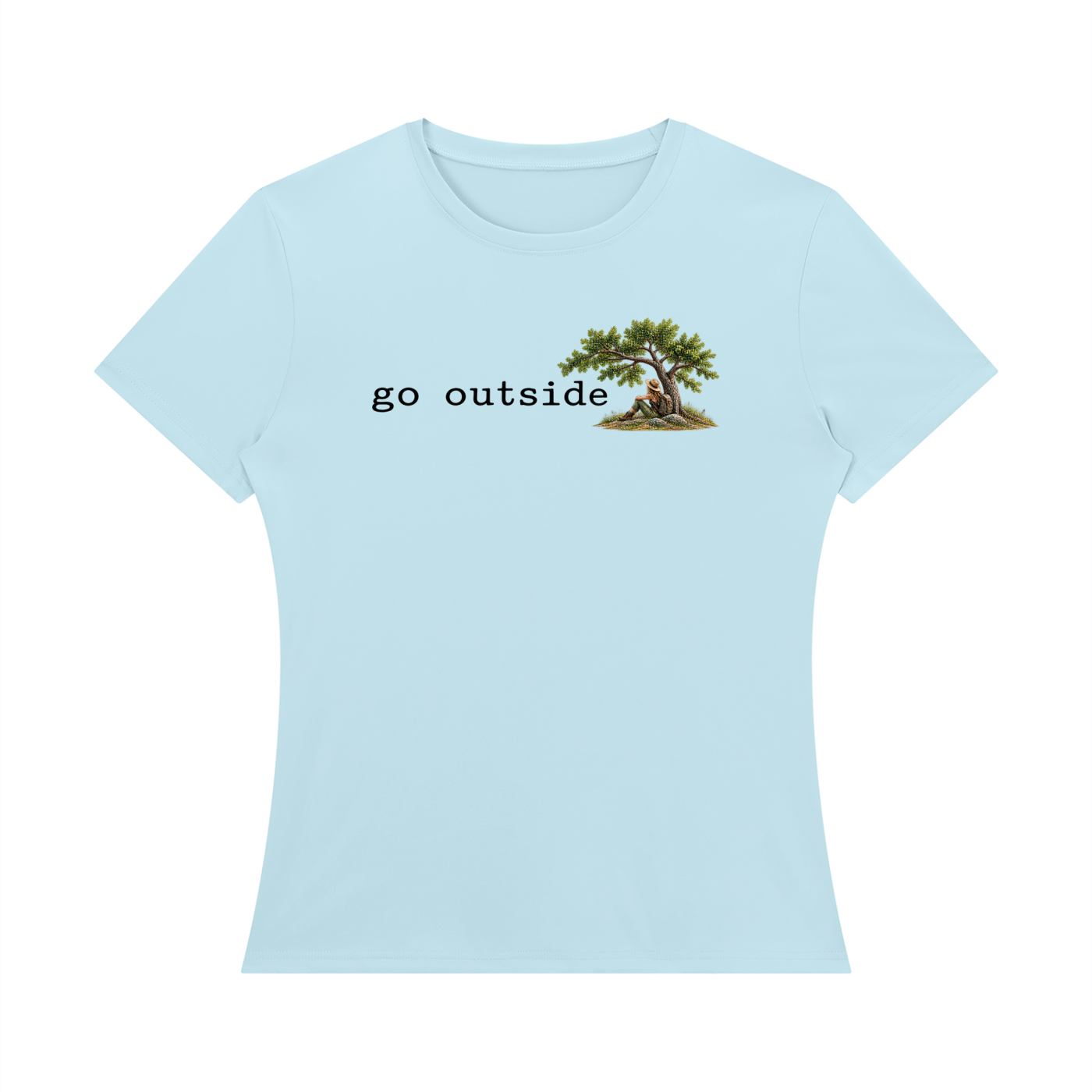 Go Outside — Women’s Regular-Fit T-Shirt