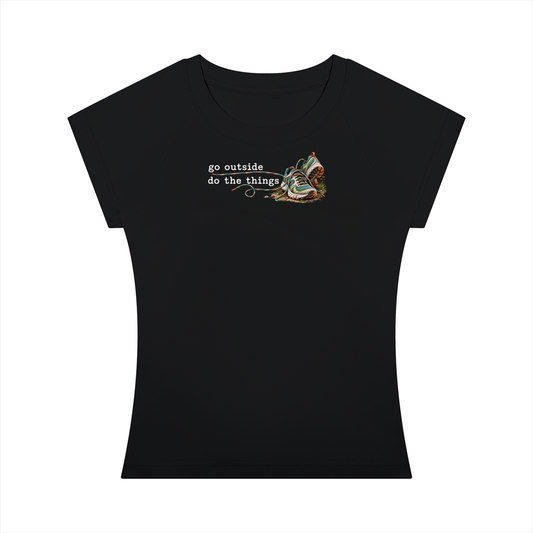 Go Outside. Do the Things. — Women’s Slim-Fit T-Shirt