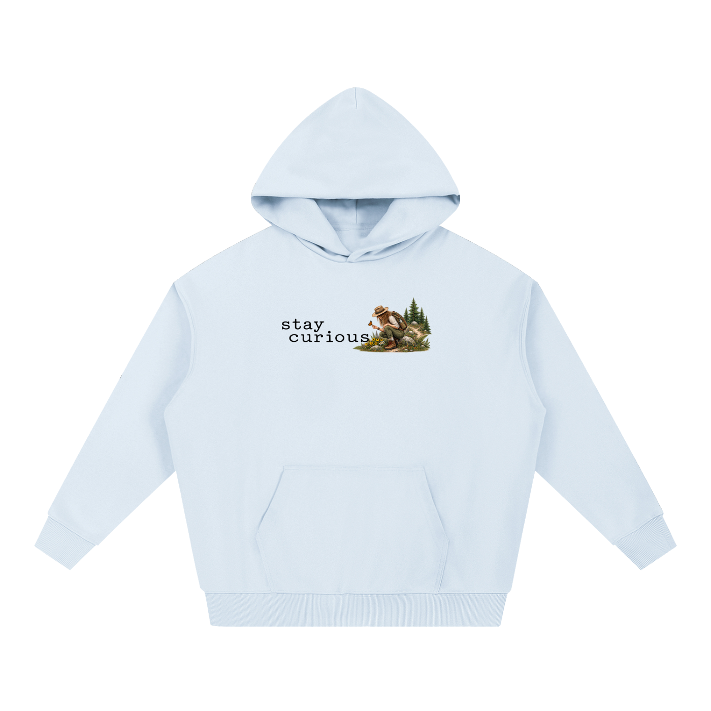 Stay Curious — Essential Heavyweight Hoodie