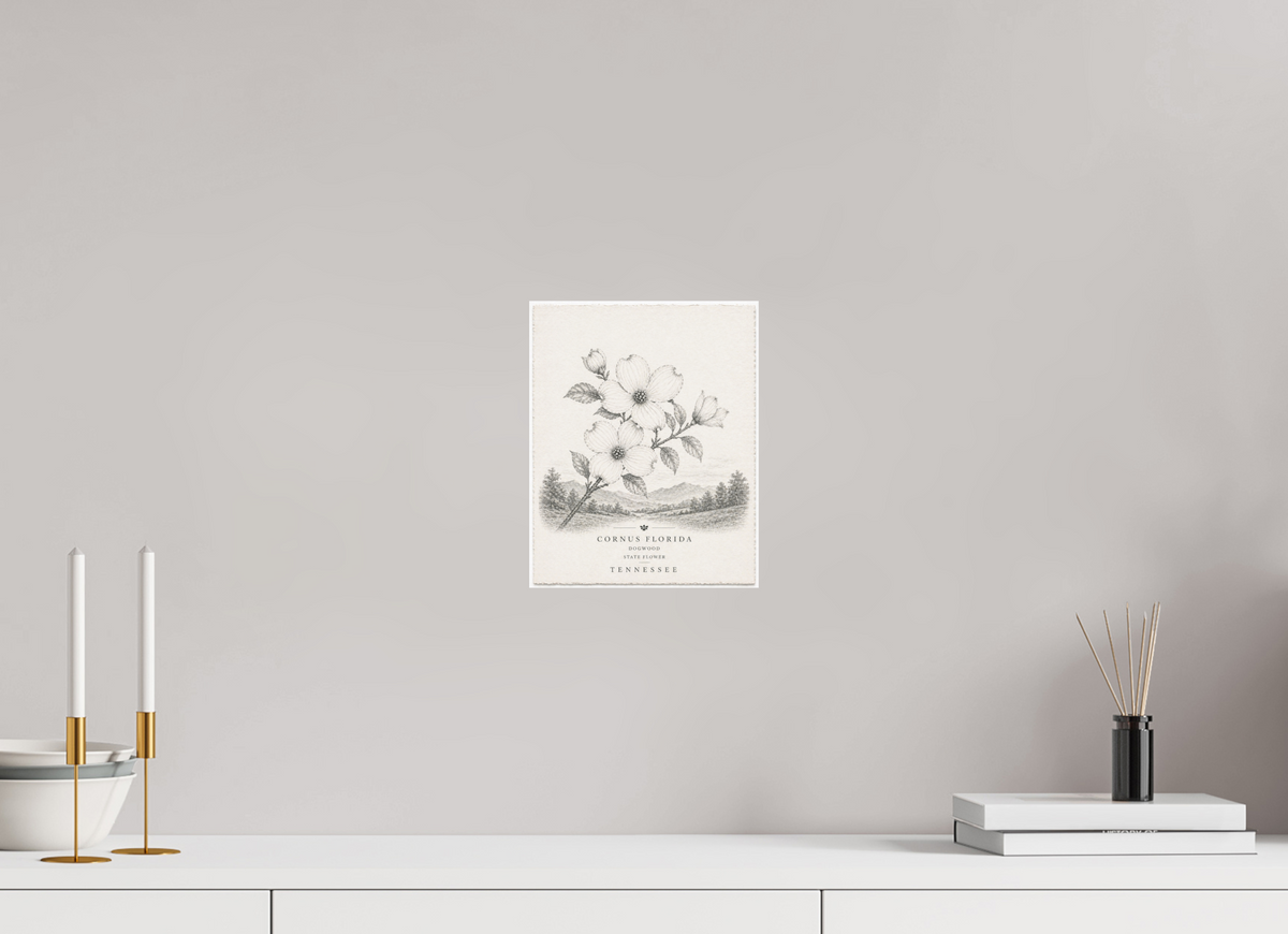 8 x 10″, Hidden Places | Matte Fine Art | Ultra Smooth | Unframed Tennessee Dogwood (Print 2 of 4 in a Series)
