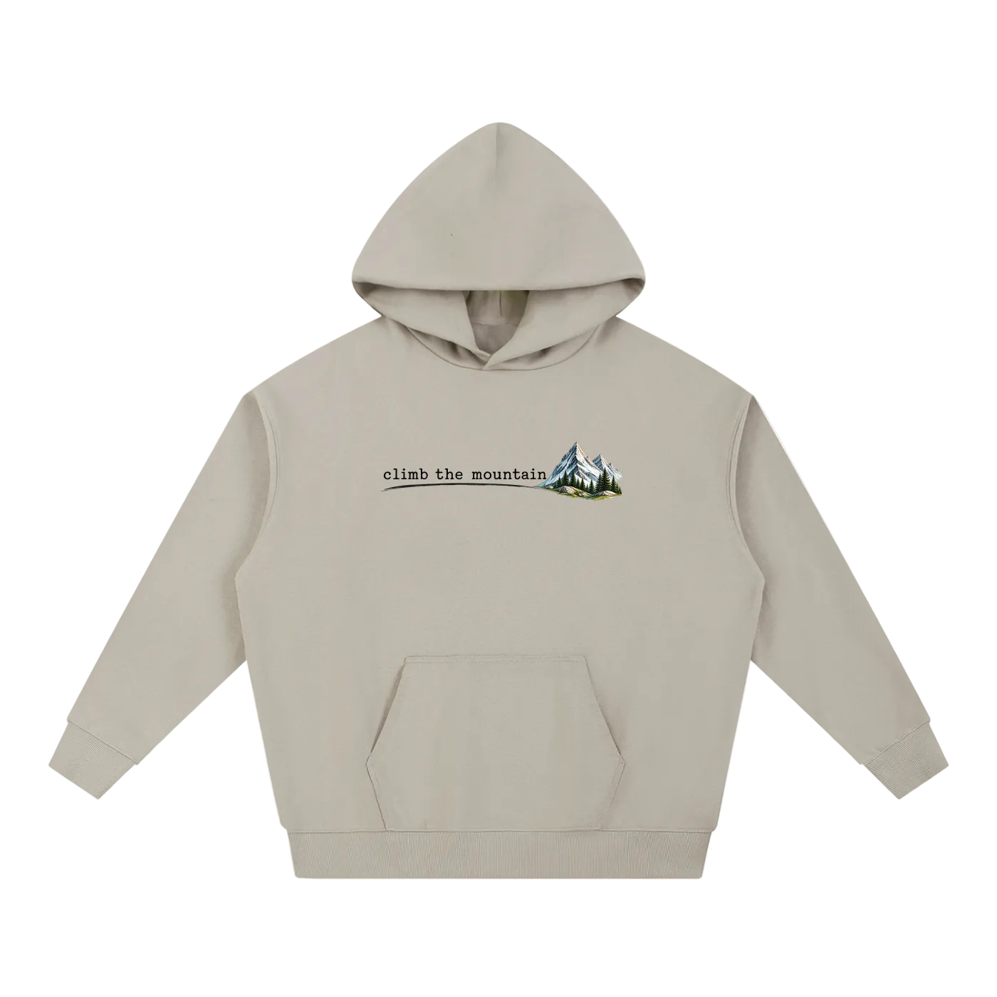 Climb the Mountain — Unisex Essential Heavyweight Hoodie