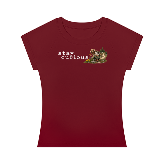 Stay Curious — Women’s Slim-Fit T-Shirt