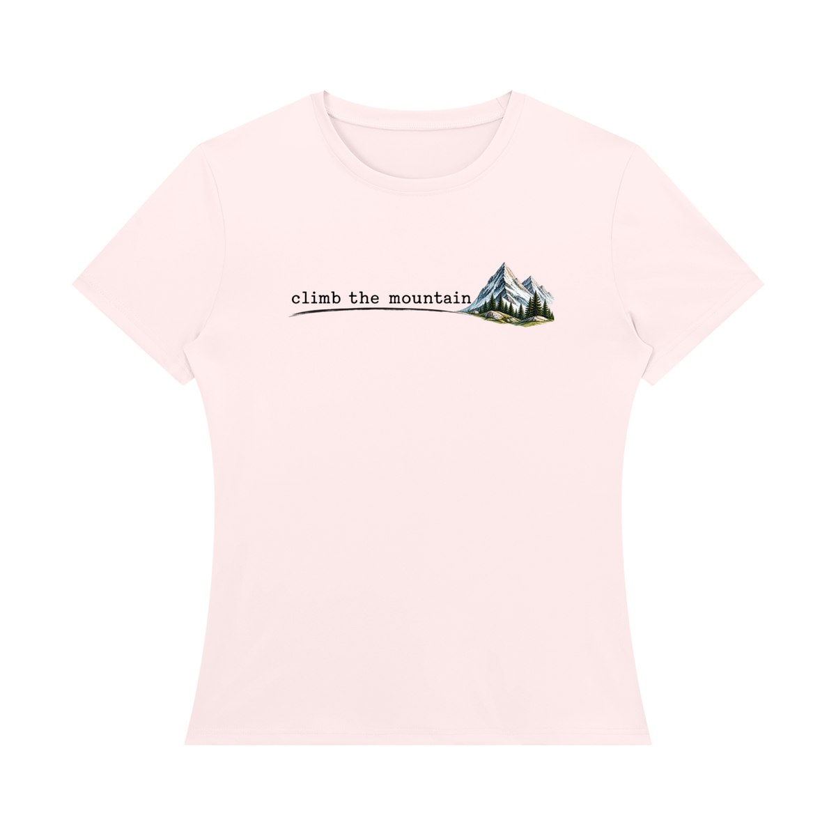 Climb the Mountain — Women’s Regular-Fit T-Shirt